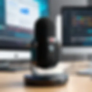 Managing Voice Recordings Effectively An organized digital workspace featuring voice recordings and file management.