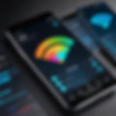WiFi Settings on Smartphone Smartphone displaying WiFi settings