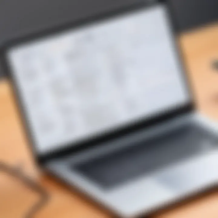 A close-up of a notebook with handwritten notes and a laptop, illustrating self-directed learning.