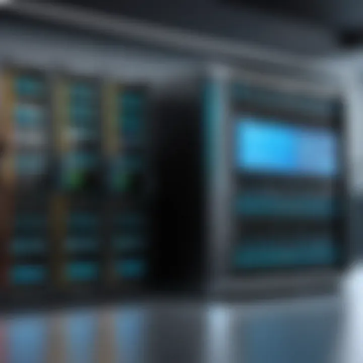 User-friendly interface of a hosting solution