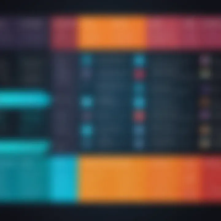 Infographic highlighting essential programming languages