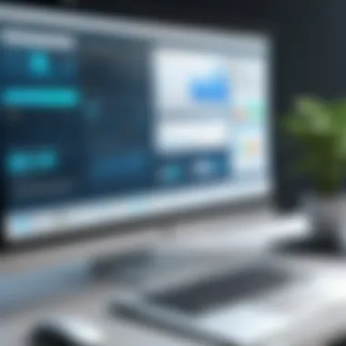 Illustration of a user-friendly interface with engaging elements