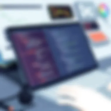 Visual representation of fundamental programming concepts in JavaScript