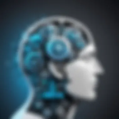 Analytical Thinking Representation A brain with gears symbolizing analytical thinking