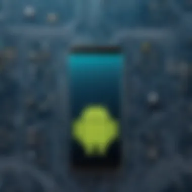 Conceptual representation of machine learning algorithms on Android devices