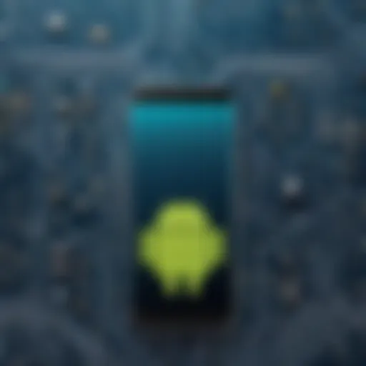 Conceptual representation of machine learning algorithms on Android devices