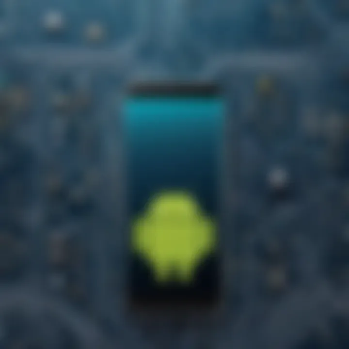 Conceptual representation of machine learning algorithms on Android devices