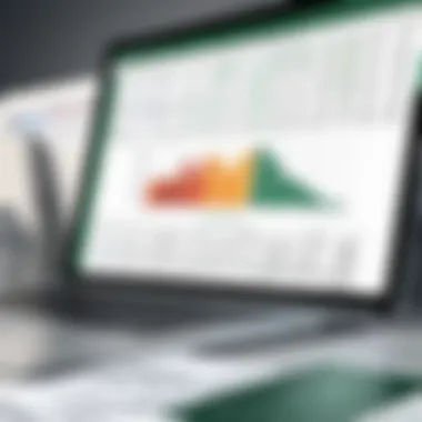 Mastery of Advanced Excel Formulas Illustration depicting advanced Excel formulas