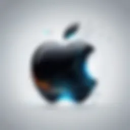 Abstract Representation of Apple's Innovative Spirit