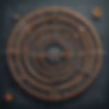 Navigating Complexity in Equations Artistic representation of a labyrinth symbolizing complexity in equations