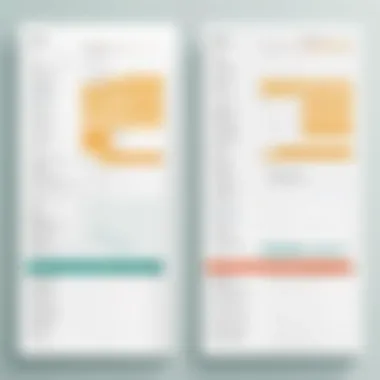 Data Organization Post-Split Illustration of data organization after column split