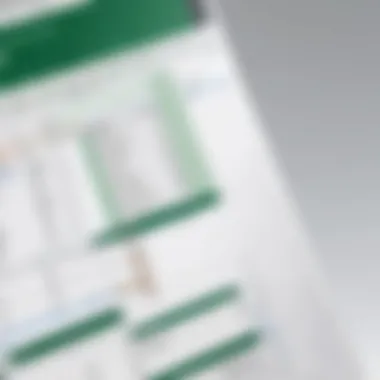 Excel Column Splitting Interface Excel interface showcasing column splitting functionality