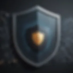 Cybersecurity Shield Protection Concept