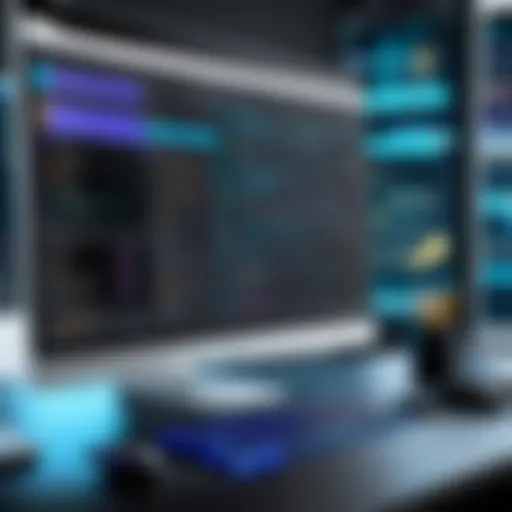 A sleek Visual Studio Code interface showcasing code editing features