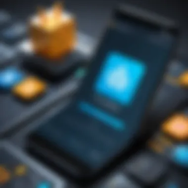 Illustration depicting implementation techniques for optimizing Firebase performance on Android apps