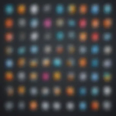 Set of Skill Icons for Technical Proficiency Skill Icons Set