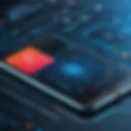 Illustration of mobile device security threats