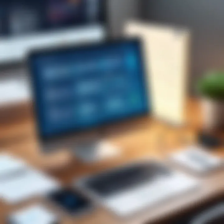 An organized digital workspace illustrating effective management of internet notes.