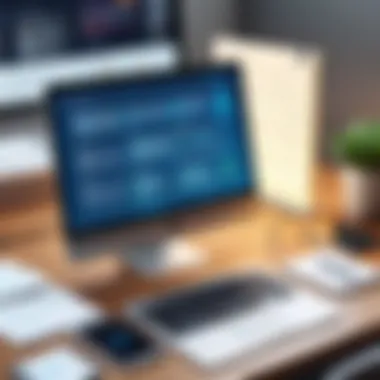 Effective Management of Internet Notes An organized digital workspace illustrating effective management of internet notes.