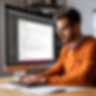 User Editing PDF Document on Ubuntu A user successfully editing a PDF document on their Ubuntu system