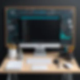 Conceptual illustration of software development tools