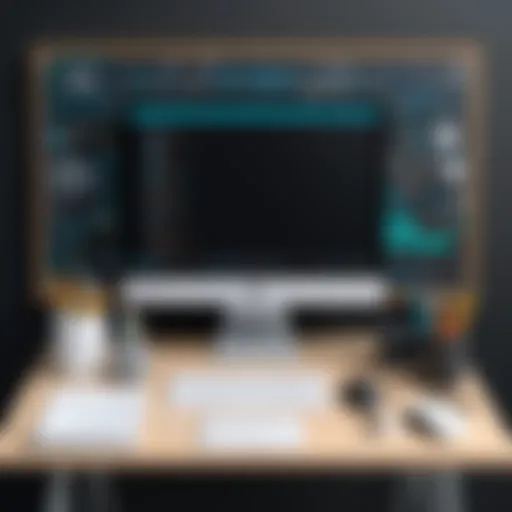 Conceptual illustration of software development tools