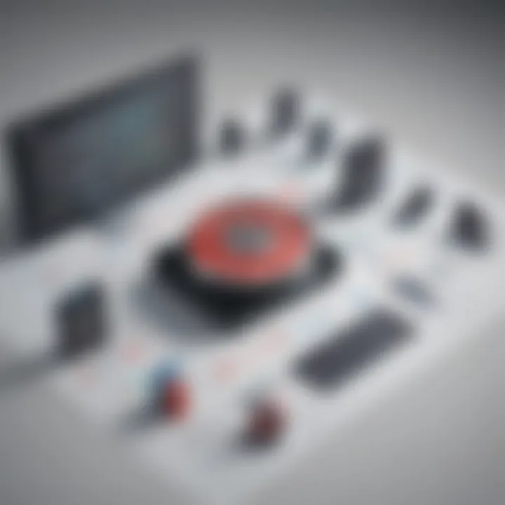 Innovative visualization of Oracle database in a complex data management scenario