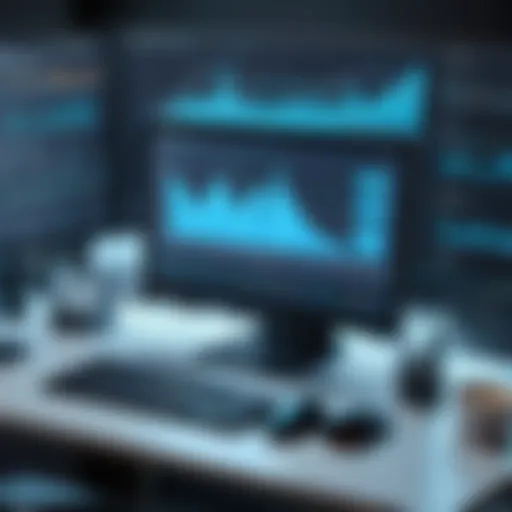 Visual representation of data analytics concepts