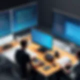 Illustration of collaborative coding practices