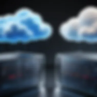 Performance Metrics: Cloud vs Traditional Hosting Visual comparison of performance metrics between cloud and traditional hosting