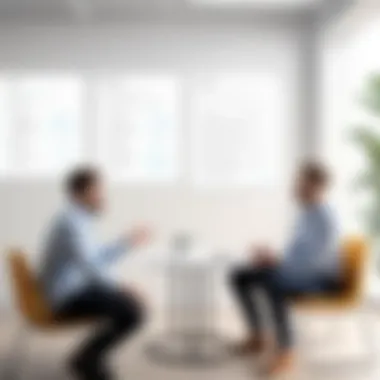 An illustration highlighting behavioral interview scenarios