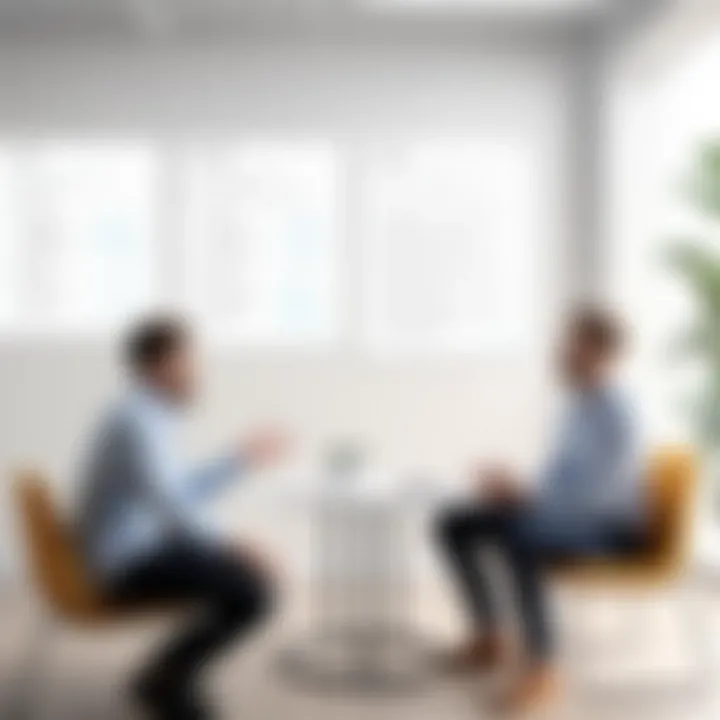 An illustration highlighting behavioral interview scenarios