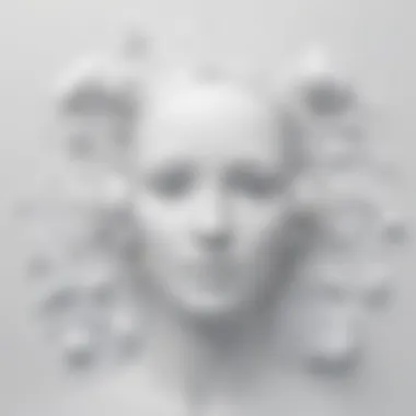 Illustration representing the psychology of a pristine white page