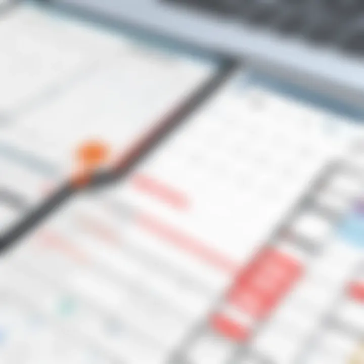 Advanced features enhancing user experience in a calendar application