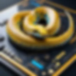 A visually engaging representation of Python programming concepts
