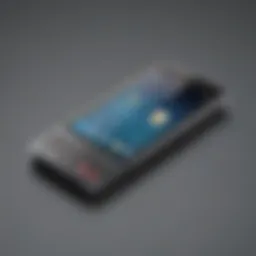 Sleek and minimalistic design of a basic CDMA phone