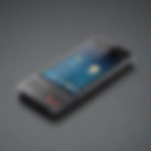 Sleek and minimalistic design of a basic CDMA phone