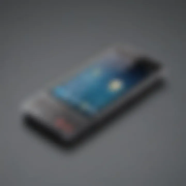 Sleek and minimalistic design of a basic CDMA phone
