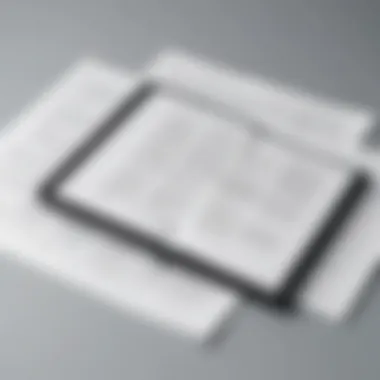Elegant PDF Reader Design Sleek PDF reader interface