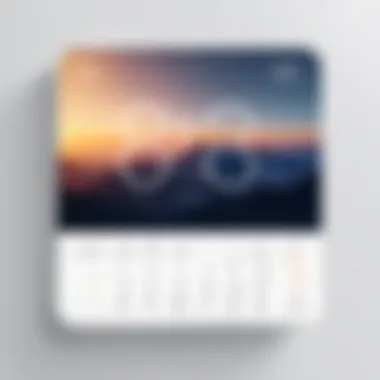 Elegant Calendar Interface Sophisticated Calendar Design