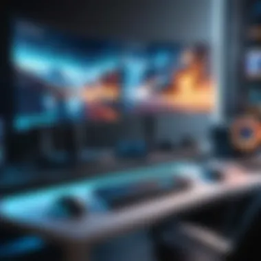 Optimized Gaming Environment Enhanced gaming setup with low latency