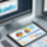Visual representation of data consolidation techniques