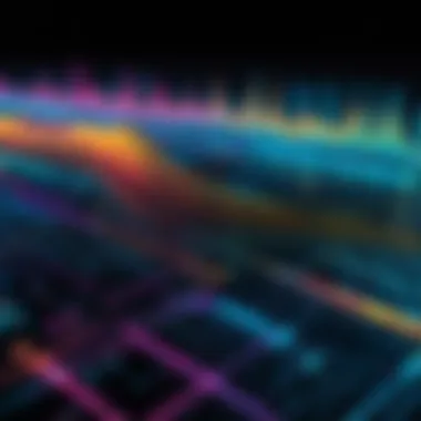 Abstract representation of audio frequencies