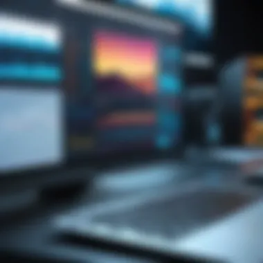 Navigating Audio Visualization Software Software interface for audio visualization