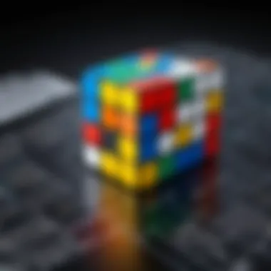 Understanding Algorithms for Rubik's Cube Solutions An array of algorithms written on a board, demonstrating various solving techniques