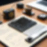 A historical representation of early mechanical calculation devices.