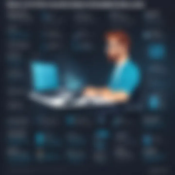 An infographic highlighting skills required for high-paying coding languages