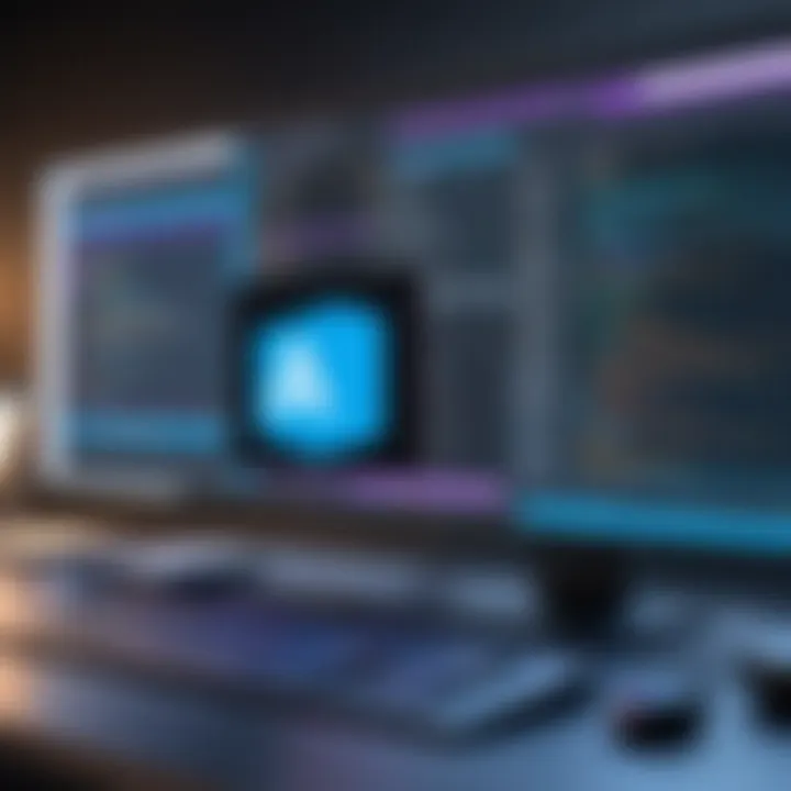 Developer utilizing Visual Studio Code with extensions