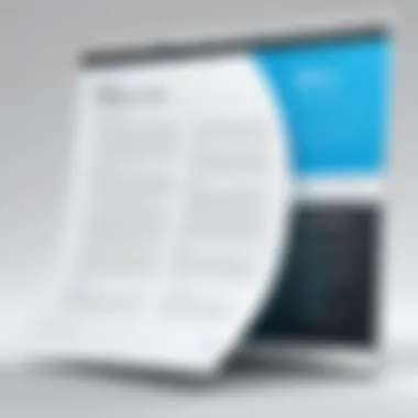 Converted PDF Document Illustration of a PDF document symbolizing conversion