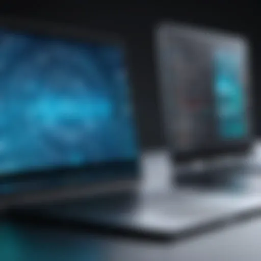 A visual comparison between web applications and native applications